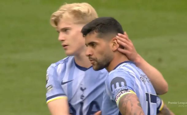 El blooper del Cuti Romero en la derrota del Tottenham ante Wolverhampton