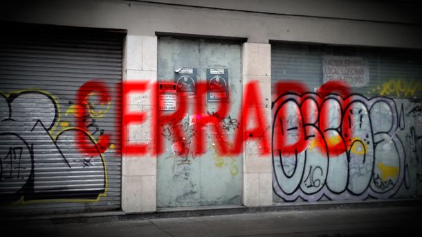 Hay cada vez más locales cerrados en el centro porteño