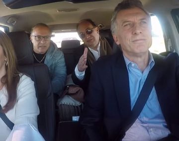 El intendente fue multado por no usar cinturón de seguridad en un viaje con Macri y Vidal