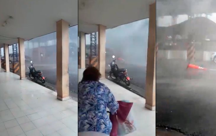 VIDEO: Impresionante temporal causó destrozos en Clorinda