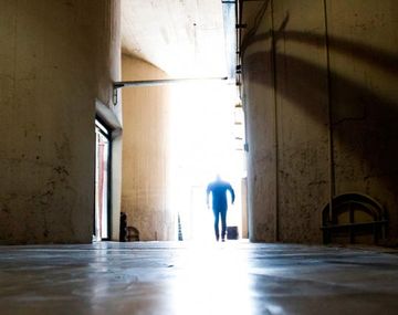 Miedo en una galería por un fantasma