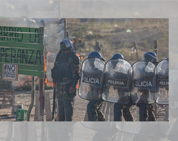 La policía desalojó un terreno en Río Negro y al menos 11 personas fueron detenidas