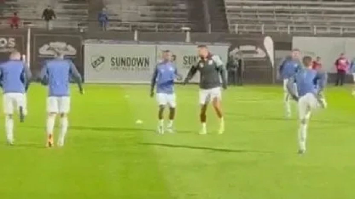 Racing: la entrada en calor de Edwin Cardona que es viral