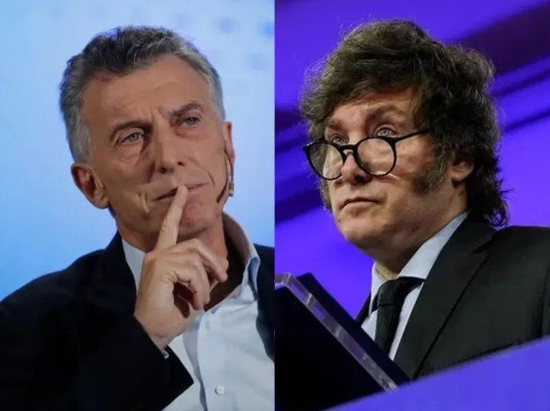Mauricio Macri y Javier Milei. Mauricio Macri y Javier Milei.