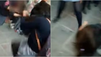Dos alumnas fueron filmadas peleándose Dos alumnas fueron filmadas peleándose