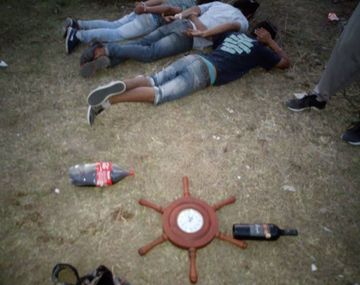 Jujuy: ladrones quisieron escapar en un remís, pero era un patrullero. Foto gentileza El Pregón.