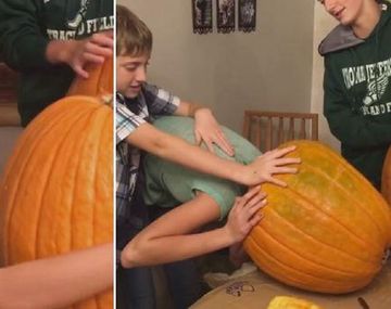 En la previa de Halloween, a una joven le salió mal una broma que hizo junto a su familia.&nbsp;