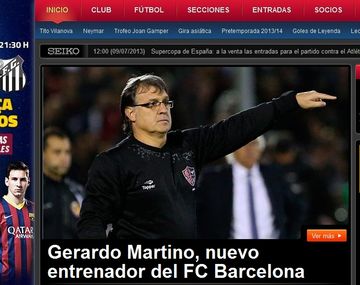 Es oficial: el Tata Martino es el nuevo técnico del Barcelona