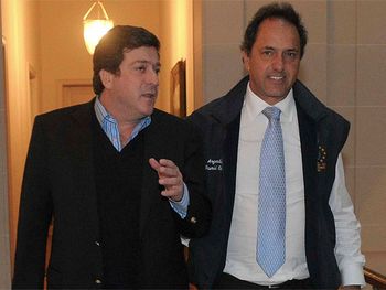 Gabriel Mariotto y Daniel Scioli