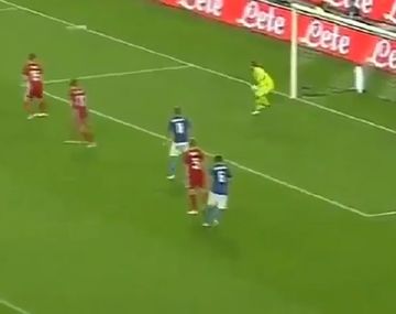 El bombazo de Insigne, inatajable