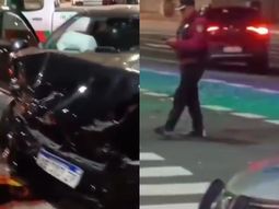 Accidente en microcentro: choque en 9 de Julio y Córdoba dejó cinco heridos