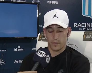 Ricardo Centurión visiblemente enojado