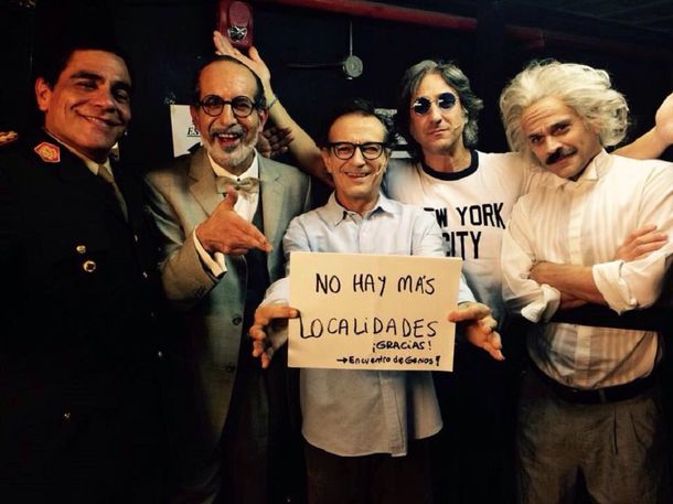 Beto Casella celebra en el teatro con la obra Encuentro de genios