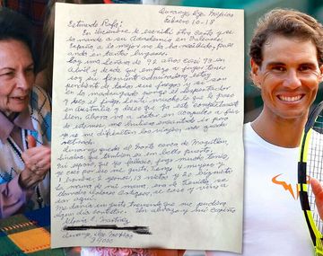 La campaña de una abuela para que Nadal responda esta emotiva carta