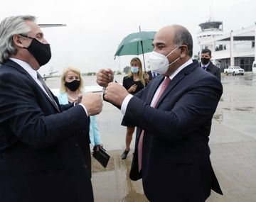 Alberto Fernández está reunido con el gobernador de Tucumán