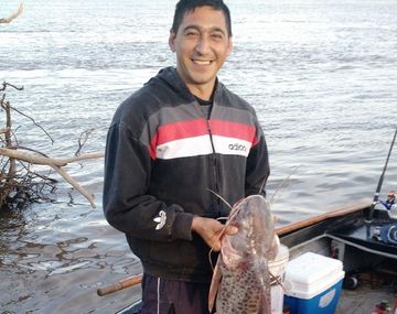 Javier Potilló cayó al Paraná - Fuente: Facebook