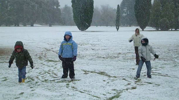 Nieve en Buenos Aires.