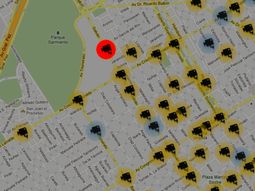La calle Galván, donde más infracciones viales se cometen