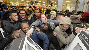 Postal típica del Black Friday en Estados Unidos Postal típica del Black Friday en Estados Unidos