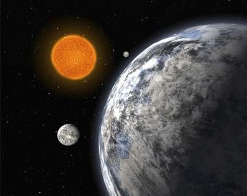 Reconstrucción artística de planetas nuevos