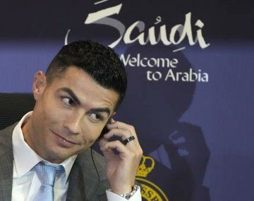 El blooper de Cristiano Ronaldo durante su presentación en el Al Nassr