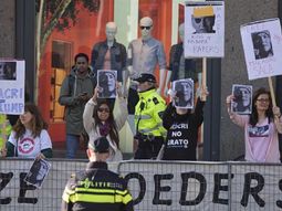 El escrache a Macri en Holanda El escrache a Macri en Holanda