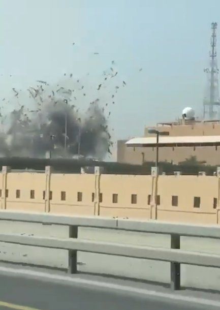 Así fue el contraataque de Irán a una base estadounidense en Bahréin