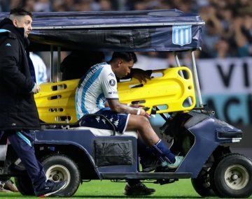 Malas noticias en Racing: confirmaron la lesión de Roger Martínez