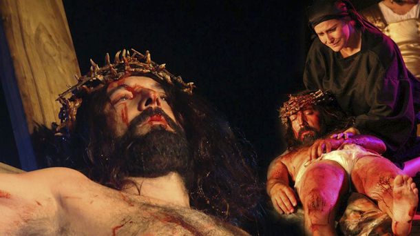Como un viaje en el tiempo: la impactante recreación del Vía Crucis en Adrogué