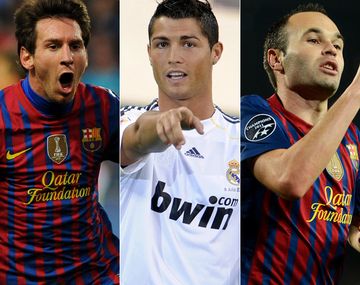 Messi irá por el premio al mejor de Europa ante Ronaldo e Iniesta