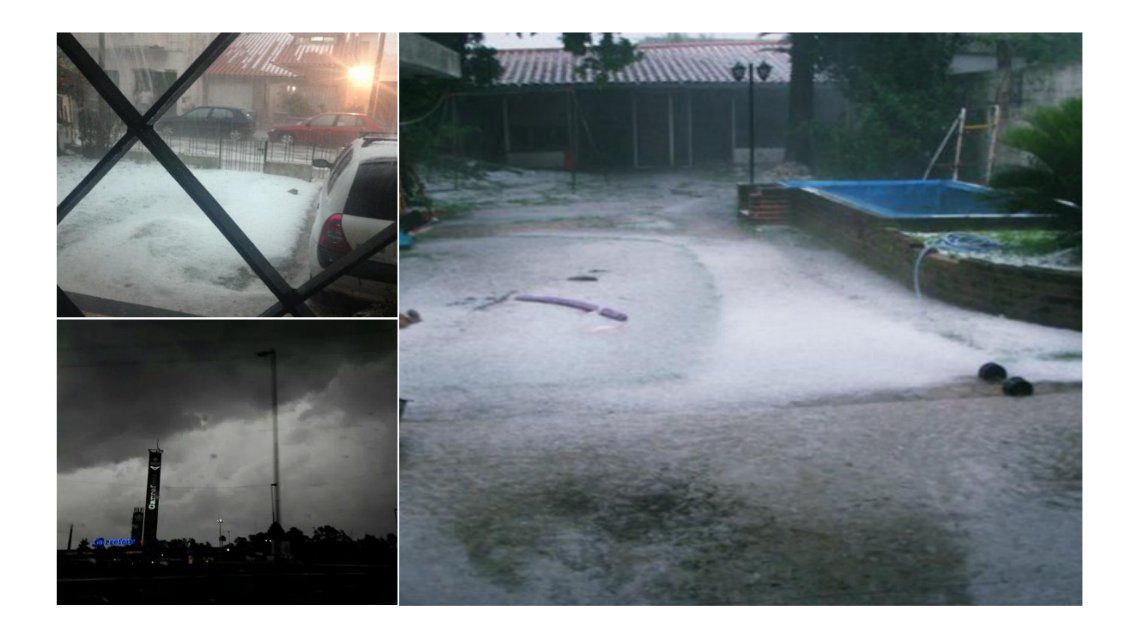Tras el alerta, la tormenta con lluvia y granizo se sintió en la Ciudad