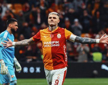Mauro Icardi, en su etapa como delantero del Galatasaray.