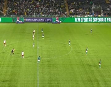 Inédito: Palmeiras sacó del medio en ambos tiempos ante Fluminense