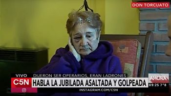 La jubilada golpeada y asaltada en Don Torcuato La jubilada golpeada y asaltada en Don Torcuato