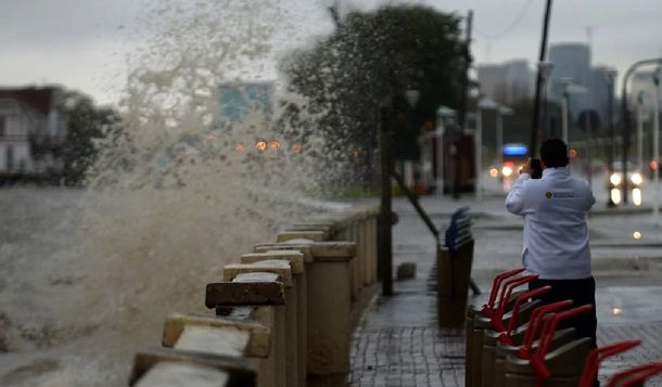 Alerta por crecidas en el Río de la Plata y la Costa Atlántica para este jueves