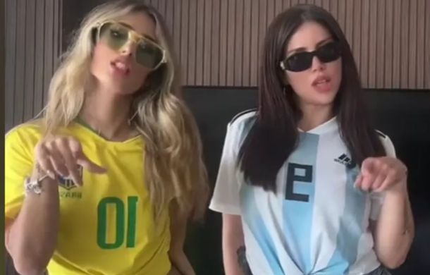 Wanda Nara y Julieta Poggio lanzaron el challenge de O bicho vai pegar