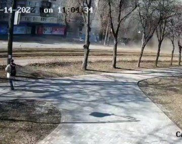 VIDEO: El momento en el que empiezan nuevos bombardeos en Ucrania