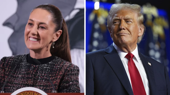 Donald Trump amenaza con aplicar aranceles a México por supuesto incumplimiento en el Tratado de Aguas y Claudia Sheinbaum le responde. Donald Trump amenaza con aplicar aranceles a México por supuesto incumplimiento en el Tratado de Aguas y Claudia Sheinbaum le responde.