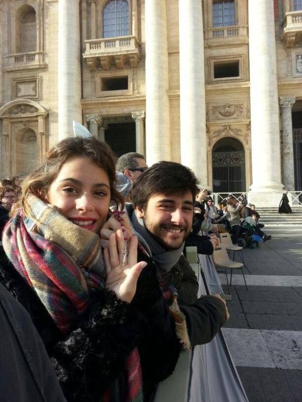 El encuentro de Violetta con el papa Francisco