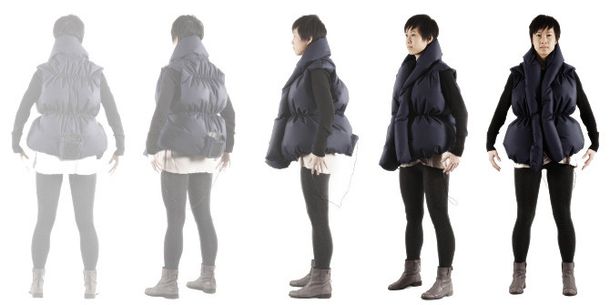 Un chaleco que te abraza cada vez que te dan Me gusta en Facebook