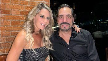Rocío Marengo y su pareja Eduardo Fort.