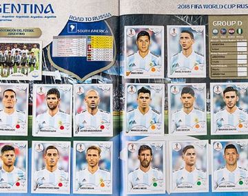 El álbum del Mundial con los jugadores de la Selección