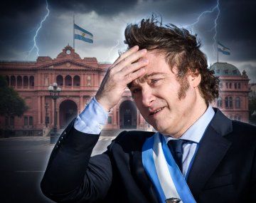 Javier Milei en problemas.