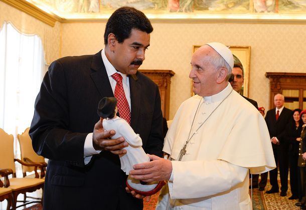Nicolás Maduro y el Papa Francisco