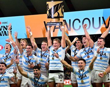 Los Pumas 7 le ganaron a Sudáfrica en Vancouver y ahora son tetracampeones