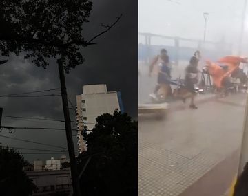 Un tornado: impactantes videos del tormentón con lluvias y granizo en AMBA