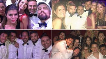 Pampita y Pico con amigos Pampita y Pico con amigos