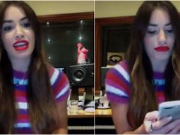 Lali en pleno Facebook Live