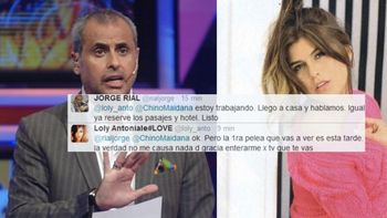 la pelea entre rial y loly por el viaje sorpresa de el la pelea entre rial y loly por el viaje sorpresa de el