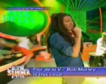 Mirá la imitación de Bob Marley que hizo Flor de la V: Me tuve que dejar la barba
